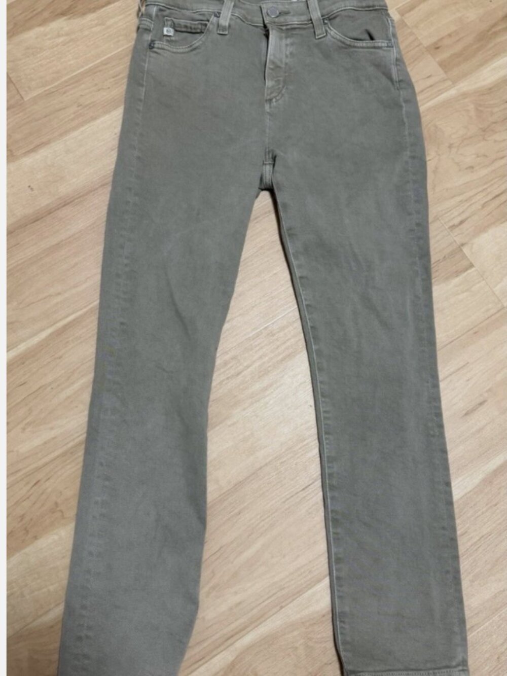 Agolde Jeans Mari Chop High Rise Slim Straight Size 25